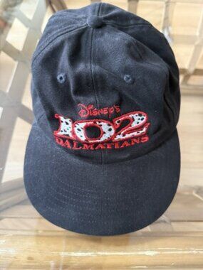 Vintage Disney 102 Dalmatians Movie Promo Adjustable Hat Cap